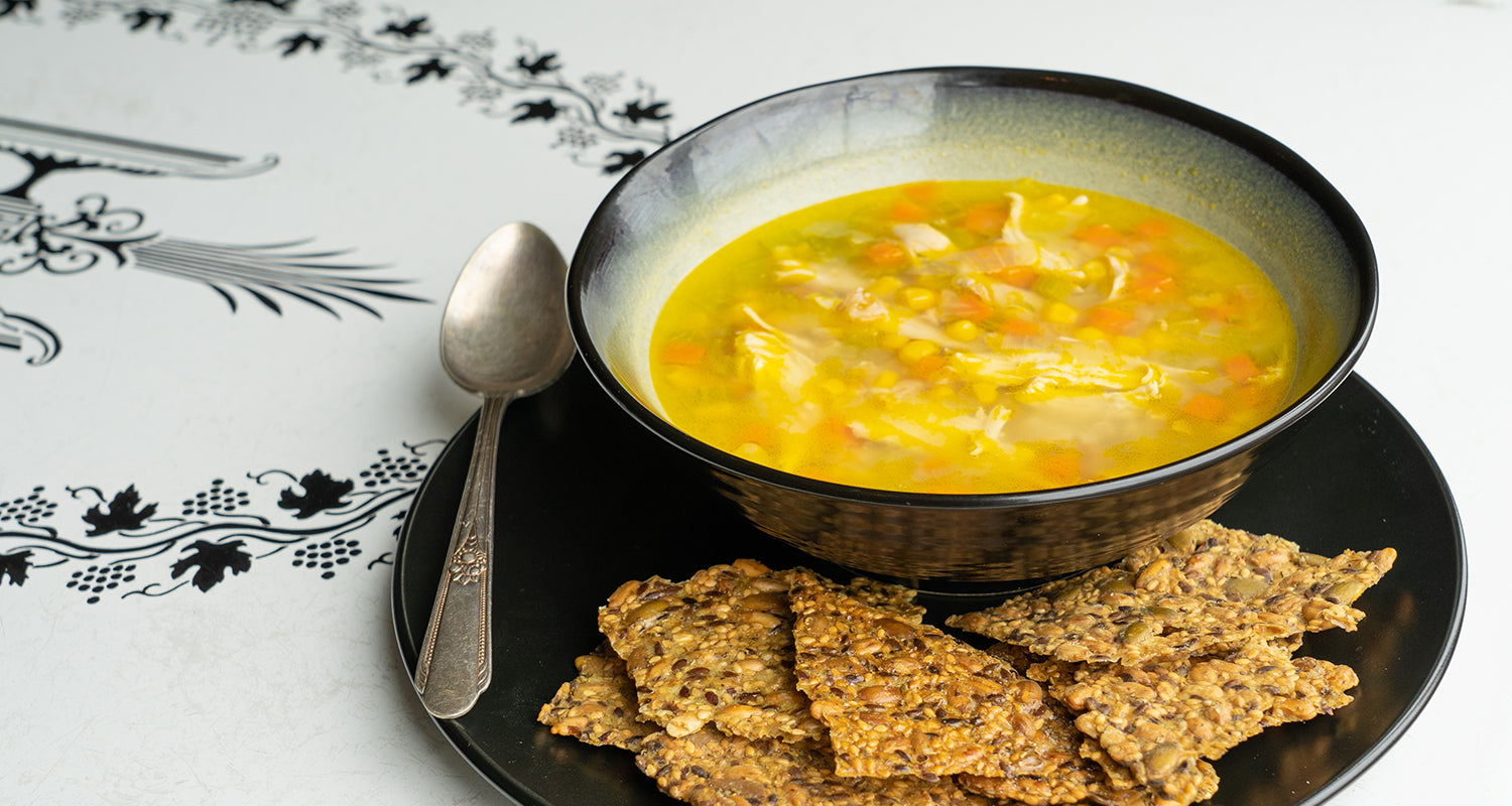 Chicken Soup with Farro – Top Seedz