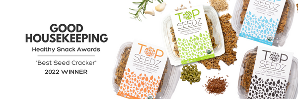 Top Seedz Wins Good Housekeeping’s 2022 Healthy Snack Award for Best Seed Cracker
