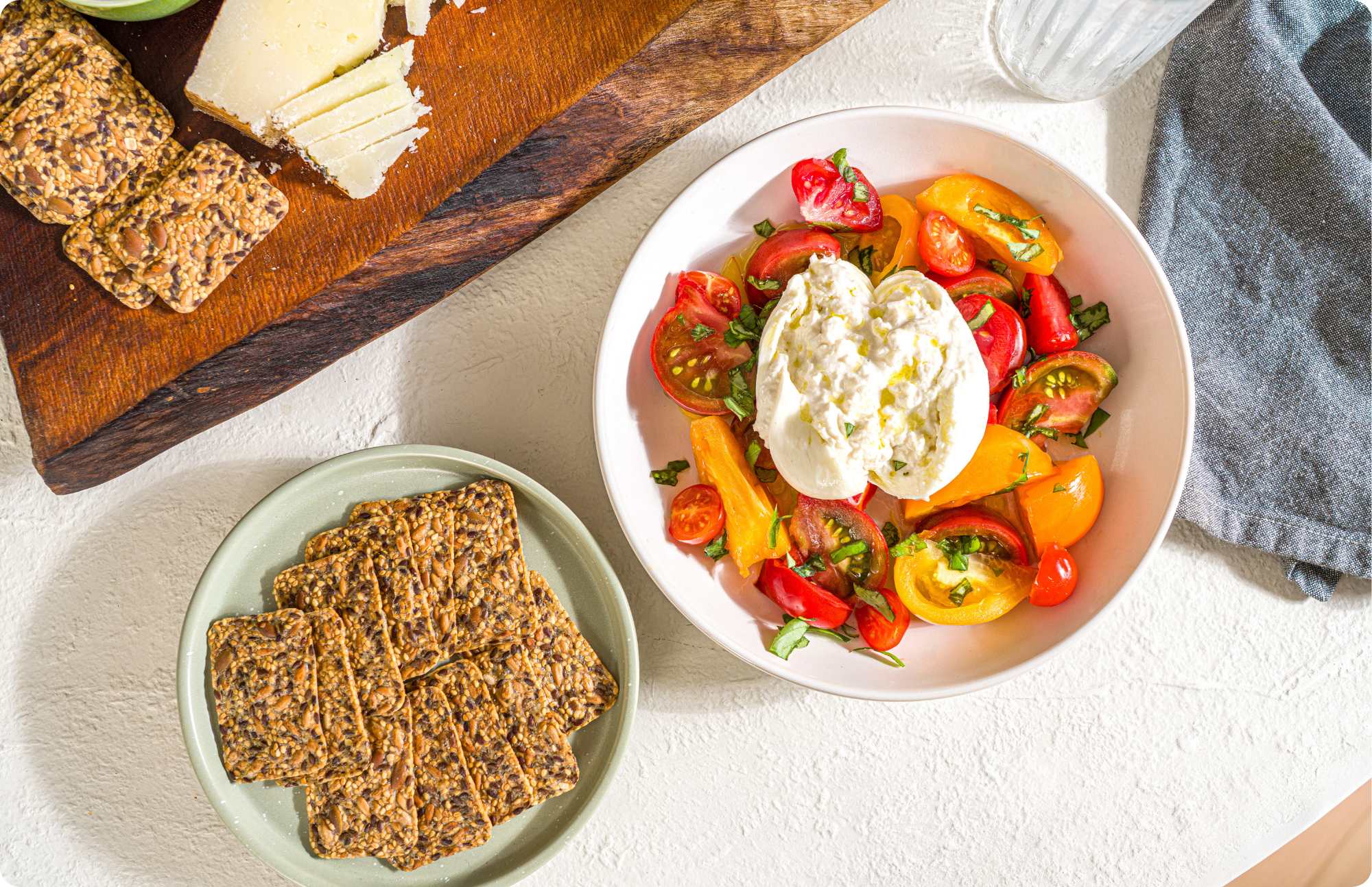 Tomato &amp; Burrata Salad &ndash; Top Seedz