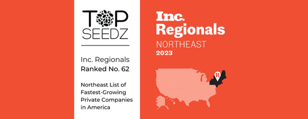 Top Seedz Ranks #62 in Fastest Growing Companies in the Northeast from Inc. Magazine