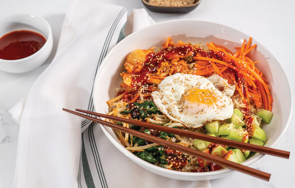 Bibimbap with Top Seedz Raw Organic Sesame Seeds