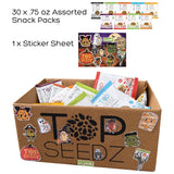 Halloween Treat Box | 30 Assorted Snack Packs