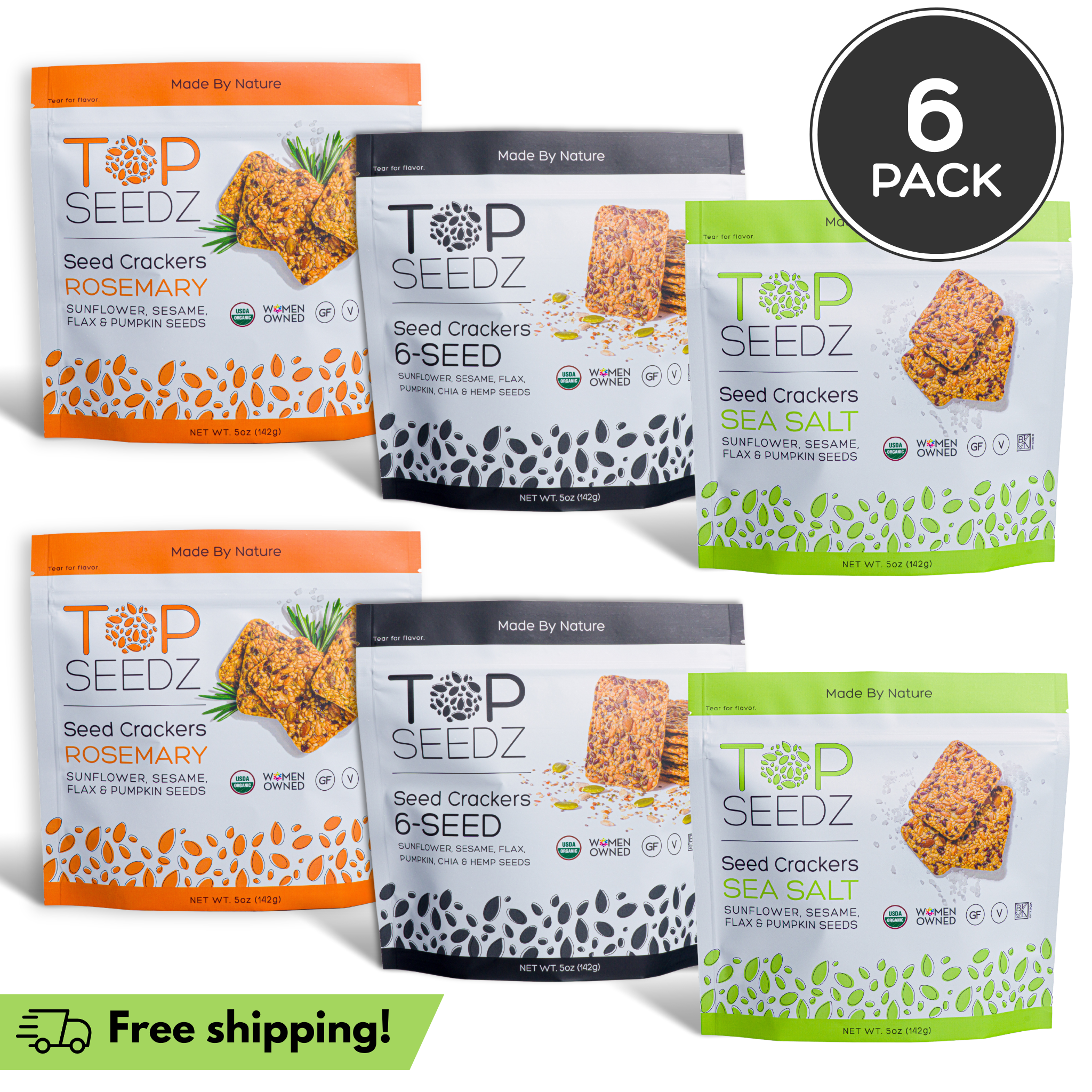 Top Seedz 3 of the Best Cracker Variety Pack product package