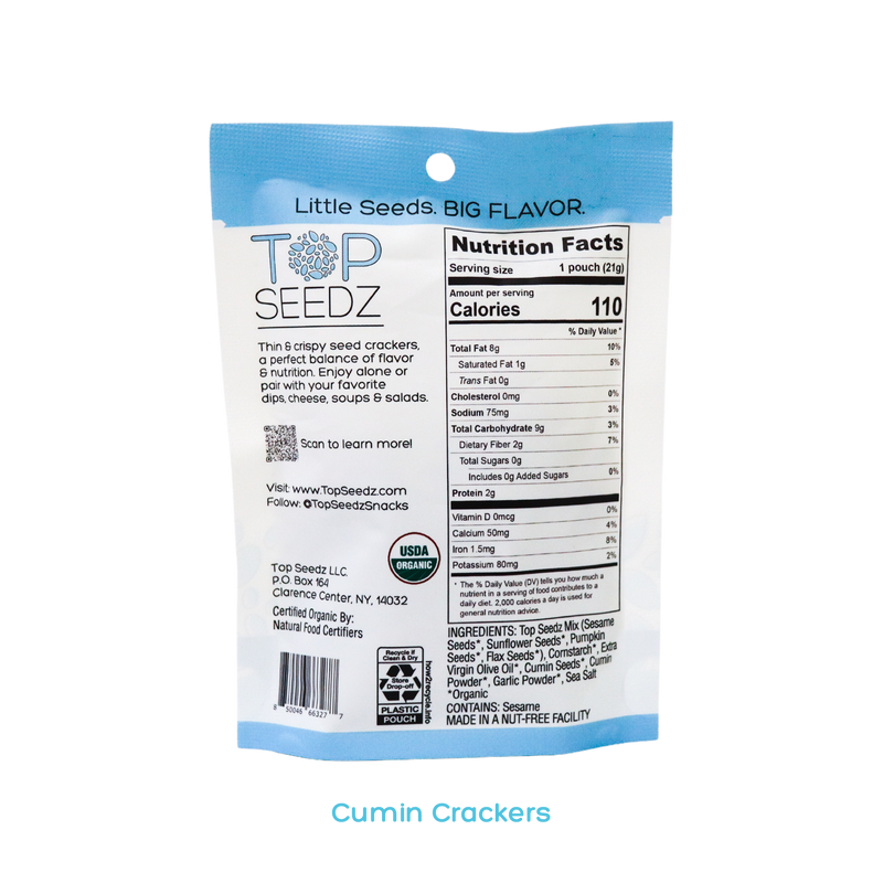 The Seedling Sampler | Seed Crackers & Roasted Seeds