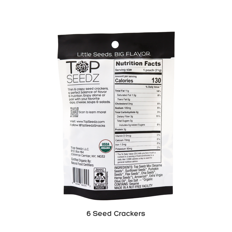 The Seedling Sampler | Seed Crackers & Roasted Seeds