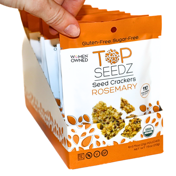 Rosemary Crackers Counter Display