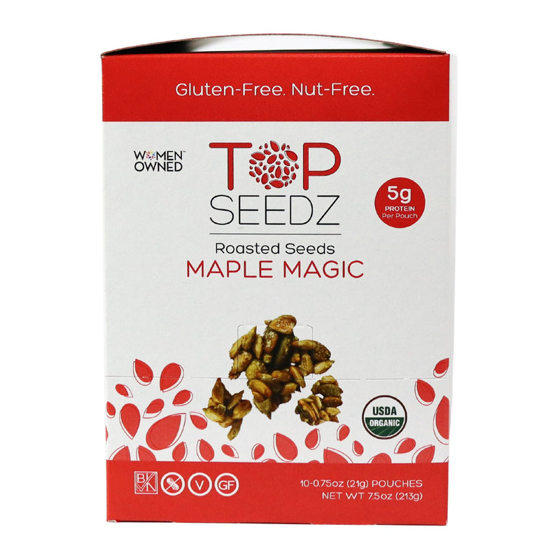 Maple Rotor Seed Maple Magic Roasted Seeds Counter Display – Top Seedz