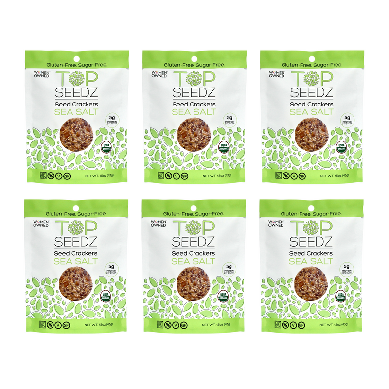 Sea Salt Crackers Grab & Go - 6 Pack