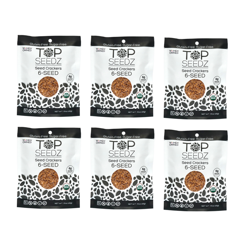 6-Seed Crackers Grab & Go - 6 Pack