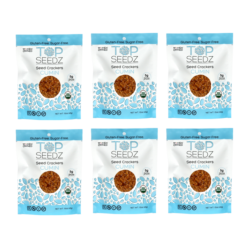 Cumin Crackers Grab & Go - 6 Pack