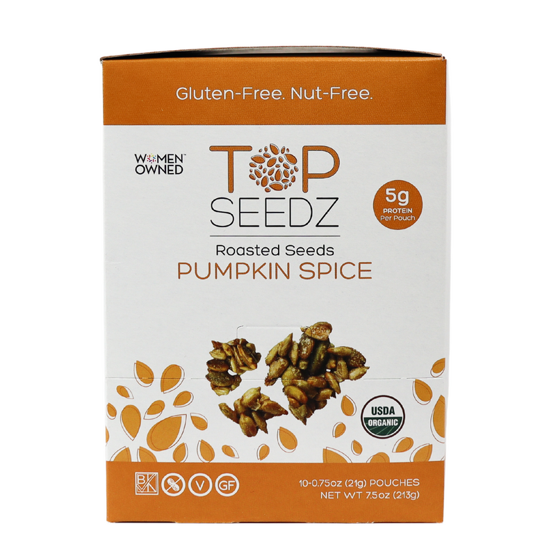 Pumpkin Spice Roasted Seeds Counter Display
