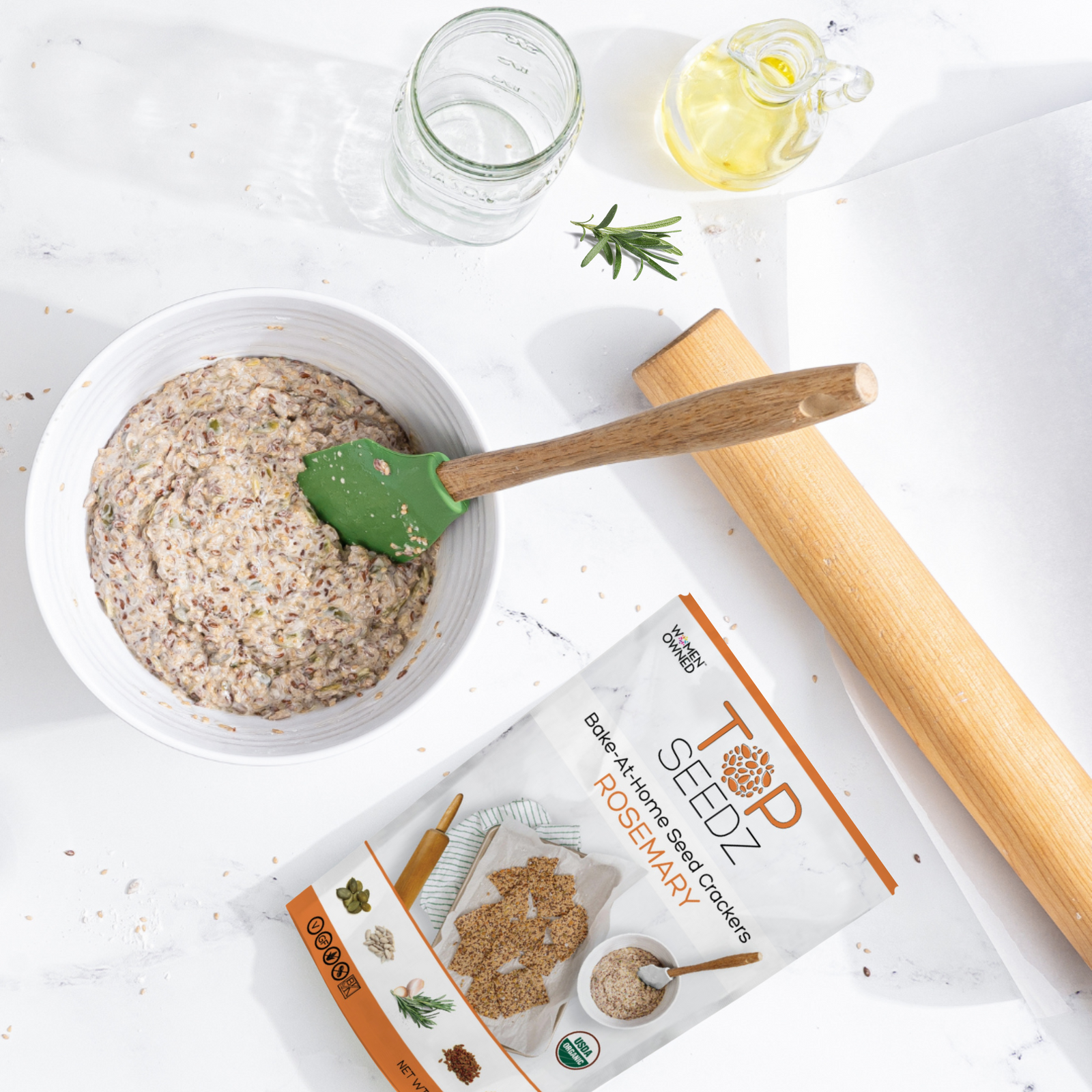 6 Seeds Crackers | 5 oz | Top Seedz | Good Eggs 6 Seeds Crackers | 5 oz | Top Seedz | Good Eggs