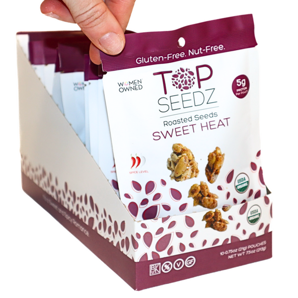 Sweet Heat Roasted Seeds Counter Display
