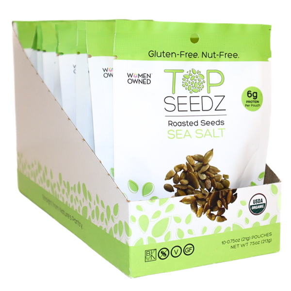 Sea Salt Roasted Seeds Counter Display