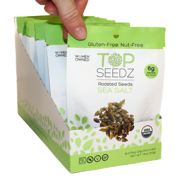 Sea Salt Roasted Seeds Counter Display
