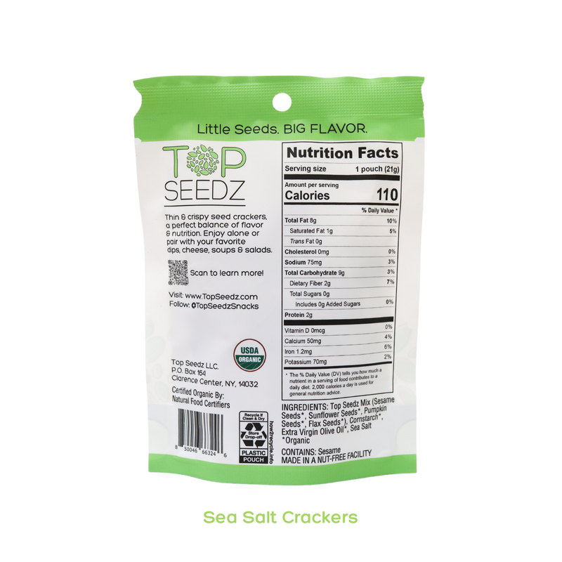 The Seedling Sampler | Seed Crackers & Roasted Seeds