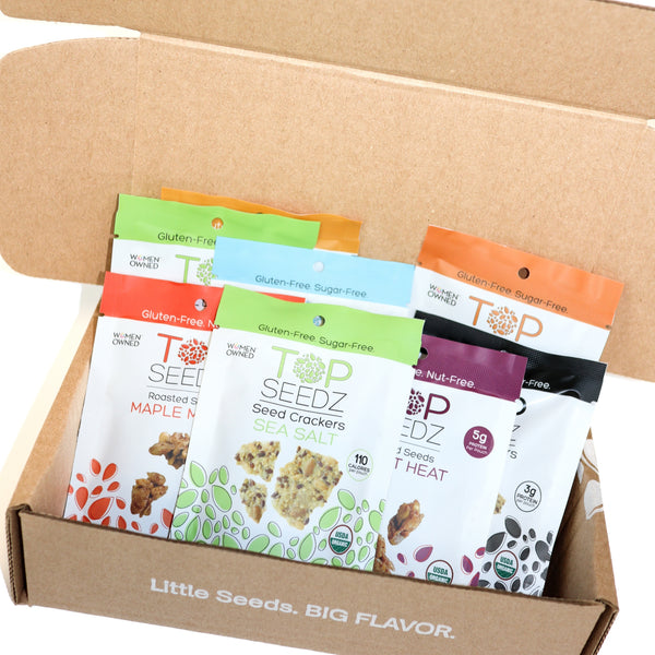 The Seedling Sampler | Seed Crackers & Roasted Seeds