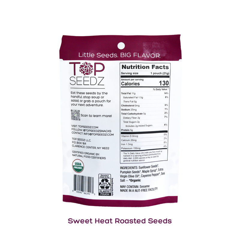 The Seedling Sampler | Seed Crackers & Roasted Seeds