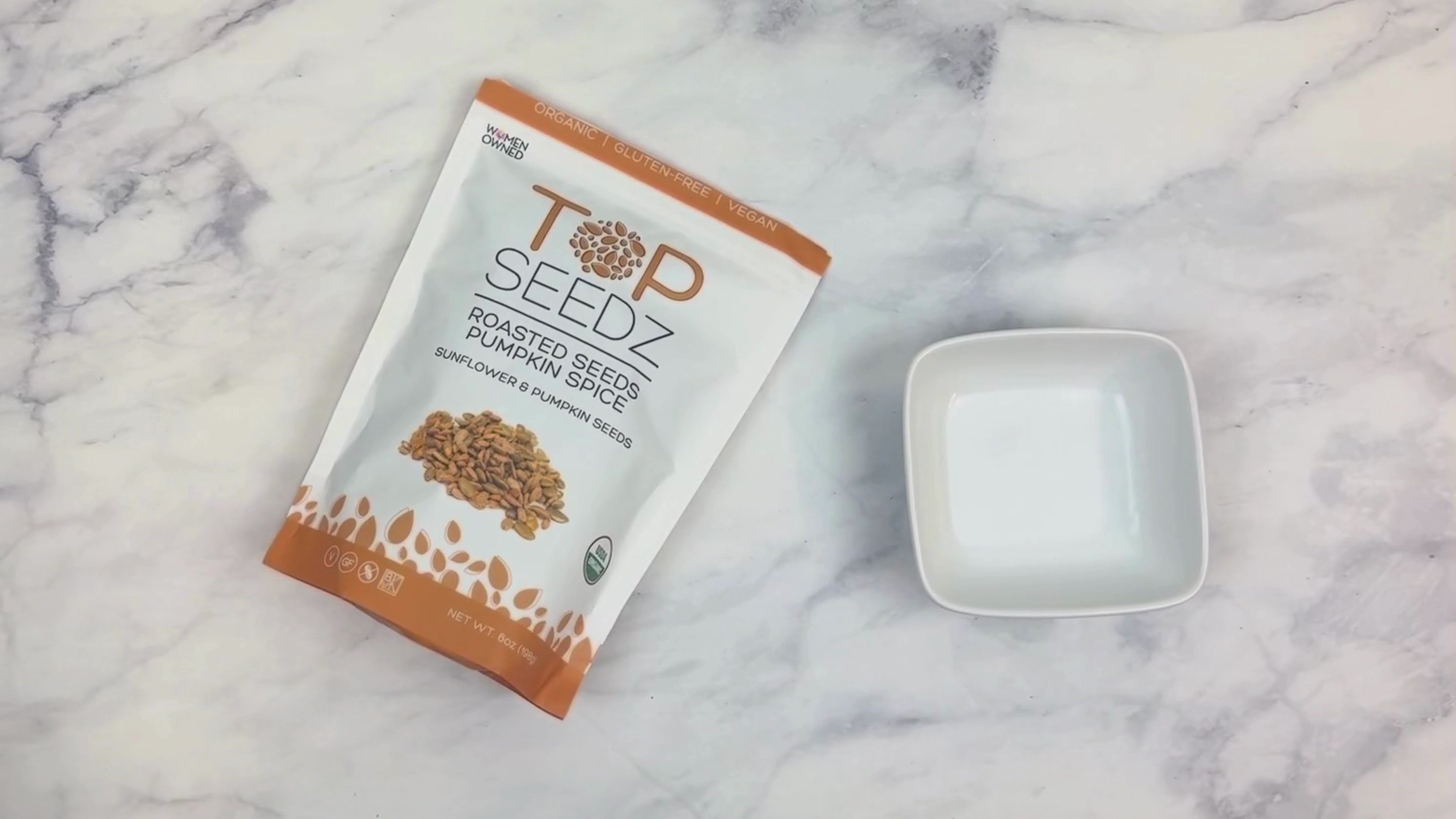 Pumpkin Spice Roasted Seeds