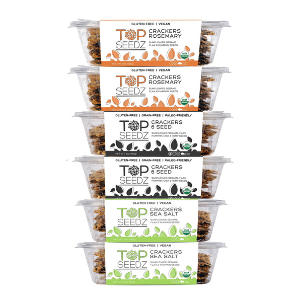 Crackers Organic, Gluten & DairyFree Top Seedz