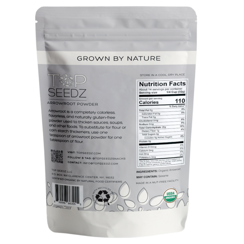 Organic Arrowroot Powder – Top Seedz