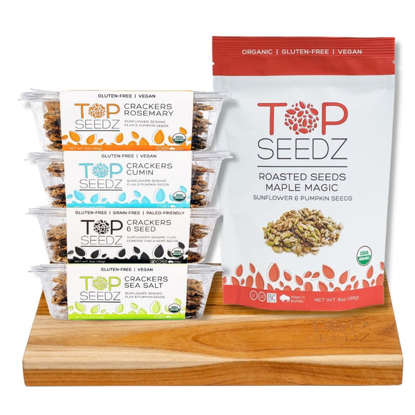 Crackers - Organic, Gluten & Dairy-Free | Top Seedz